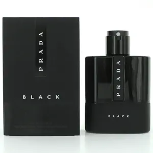 PRADA Luna Rossa Black Eau de Parfum Spray for Men - Energetic, Masculine Cologne with Woody Amber Scent, 3.4 oz (3 to 3.9 fl oz Range)