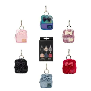 Minnie Mouse Glitter Blind Box Mini Backpack Keychain Charm