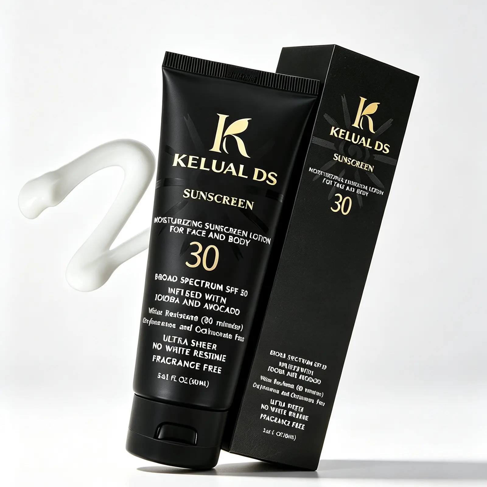 Black People Sunscreen SPF 30 Infused with Natural Ingredients and Formulated for Women of Color,No Synthetic Fragrance and Cruelty Free,Moisturizing Sun Protection,SPF 30-3.01 FL OZ/90ML