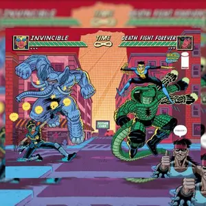 DEATH FIGHT FOREVER #2 CVR D ANDREW MACLEAN INVINCIBLE TEAM UP WRAPAROUND VAR