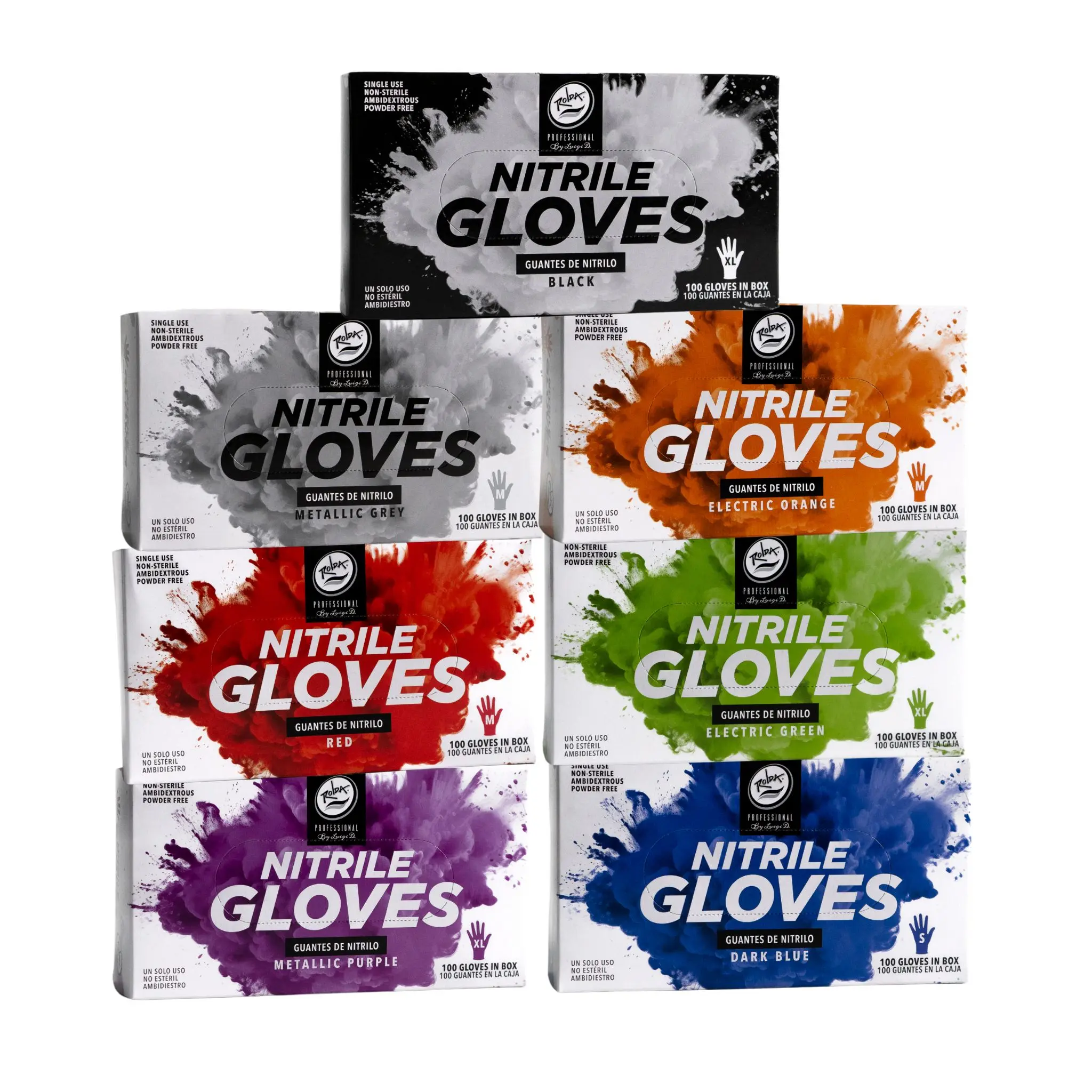 Rolda Professional Disposable Barber Nitrile Gloves