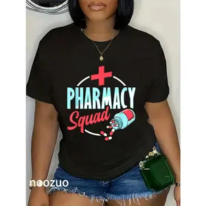 100% Cotton Pharmacy Squad Design for a Pharmacist T-Shirt