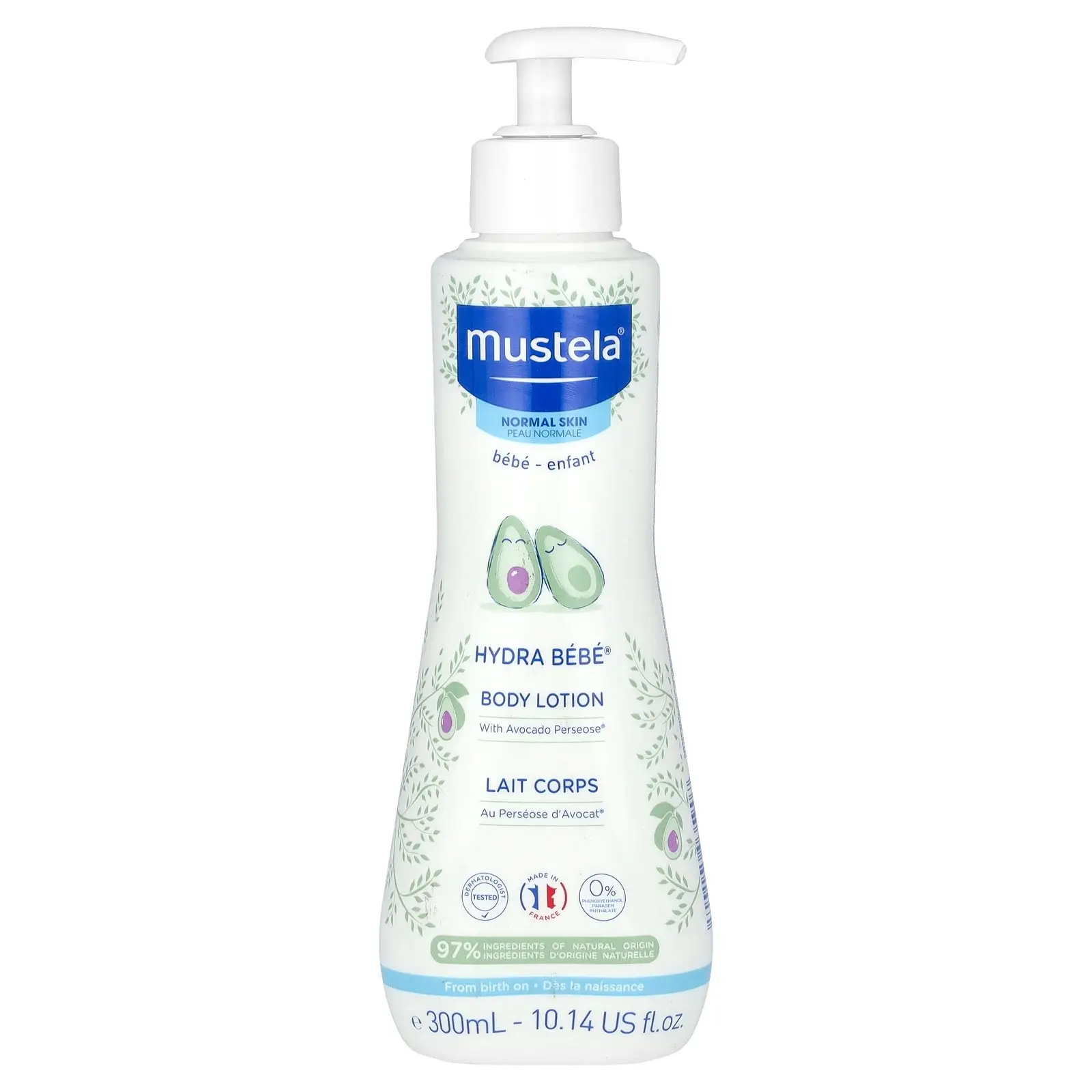 Mustela Baby, Hydra Bebe Body Lotion, with Avocado, 10.14 fl oz (300 ml)