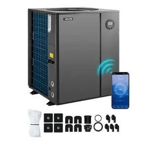VEVOR Pool Heat Pump Max 88850 BTU, Electric Pool Heater for In-Ground Up to 22454 Gallons, All-DC Inverter Technology, WiFi App Remote Control, Multiple Protection for Swimming Parties