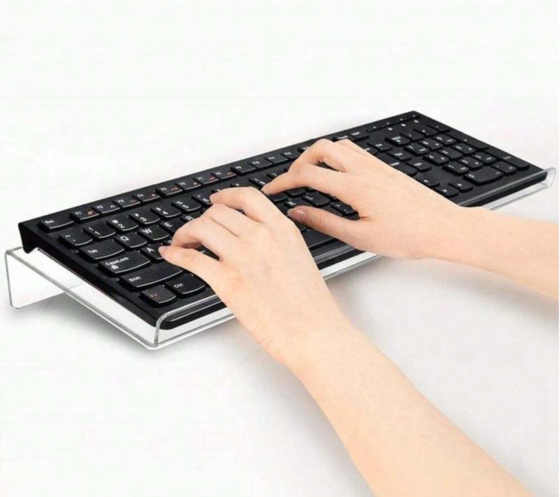 Acrylic Keyboard Stand, Compact Desktop Elevating Stand, Suitable for ...