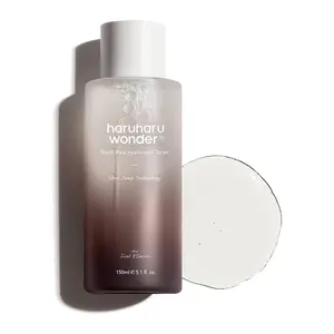 Haruharu WONDER - Black Rice Hyaluronic Toner Fragrance Free [150ml]  Hydrate Moisturize Korean Skincare - Brightening Moisturizer Hydrating Facial Rejuvenating Moisturizing Vegan toner Ginseng Lightweight