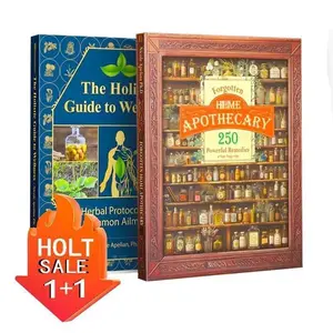 2026 Forgotten Home Apothecary: 250 Powerful Natural Herbal Remedies Book, Vintage Home Pharmacy Guide by Dr. Nicole Apelian, Full Color Illustrated Holistic Wellness Recipes for Family, Off-Grid & Emergency Home Healing