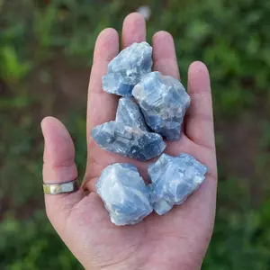 Down to Earth Rough Blue Calcite 1lb