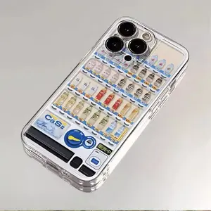 Vending Machine Case for iPhone 11Pro 16 15 14 13 Pro Max 12Mini XS XR 7 8 Plus SE Shockproof Cover Soft Casing