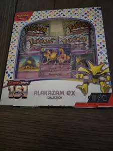 Scarlet and Violet 151 Alakazam Ex Collection Box - Elegant Design with High-Quality Packaging
