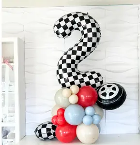 TWO Fast Balloon Tower l TWO Fast Balloons l Race Car Balloons l Race Car Balloon Bundle l Two Fast Birthday l Race Car Party Decorations