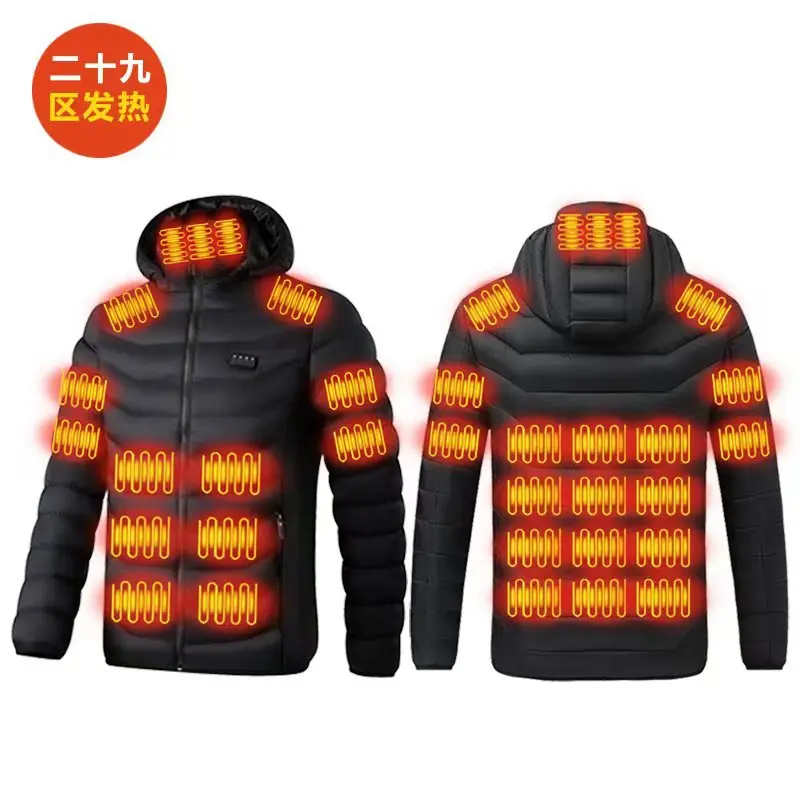 29 Zone Cotton Robe Black