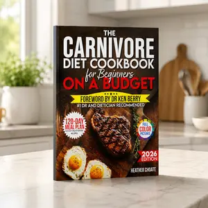 The Carnivore Diet Cookbook for Beginners on a Budget: $7/Day 120-Day Meal Plan, Smart Shopping & Easy Meat-Based Recipes