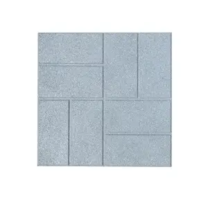 Rubberific 16 in.Grey Dualside Paver- 9 Pack
