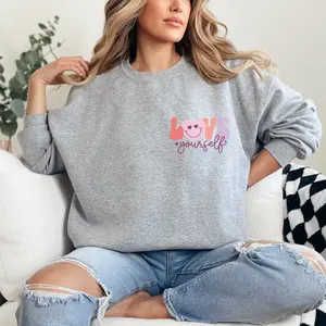 Love Yourself Sweatshirt – Cozy & Empowering Self-Care Style