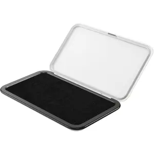 Large  Pad - 3.50"x 6.25",  Lid,  Felt  Pad (Black)