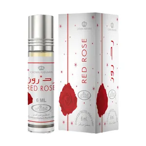 Al Rehab Red Rose for Women Concentrated Perfume Oil, 0.2 Ounce