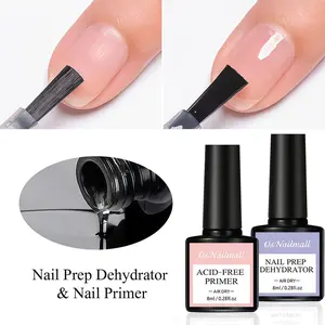 Nail Primer & Dehydrator Set, Essential Tools for Smooth Application, Perfect for DIY Nails at Home, Nail Care Kit