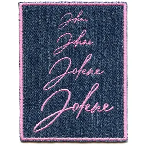 Jolene Jolene Song Denim Patch Southern Western Cowgirl Embroidered Iron On