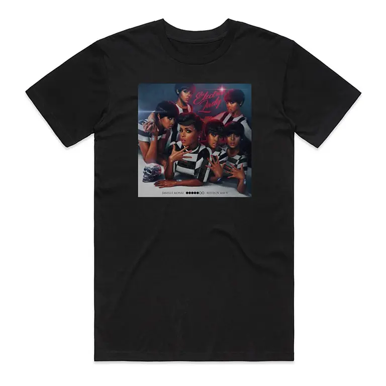Janelle Monae The Electric Lady T-Shirt Black