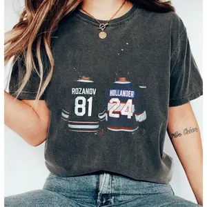 Vintage Hollander Rozanov Hockey Comfort Colors Shirt, Ilya Rozanov Heated Rivalry Tee, Queer Hockey Fan Gift