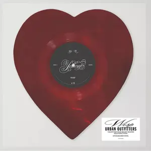 Wisp - Yellow / All i need 7" Heart Shaped Dark Red Vinyl