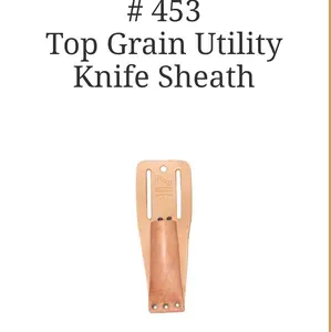 Top Grain Leather tool holder with Sheath lining
