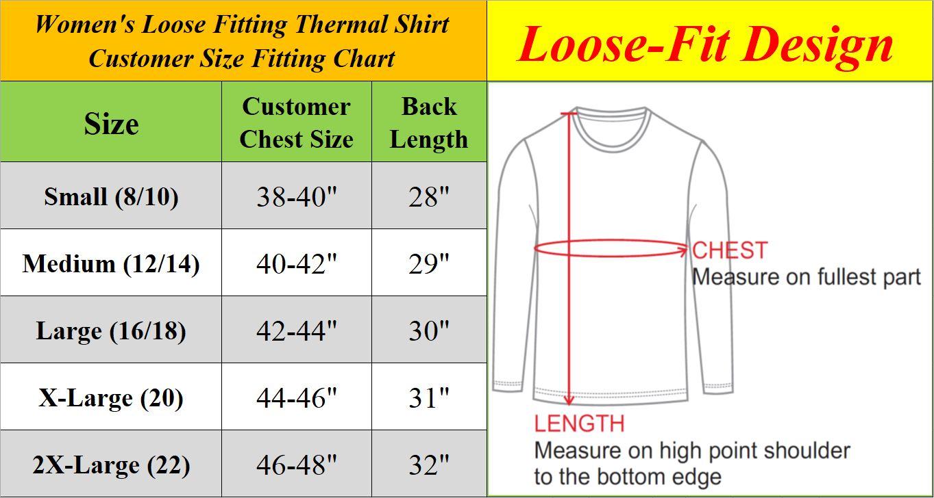 3-Pack Women's Waffle-Knit Long Sleeve Crew Neck Thermal Shirts