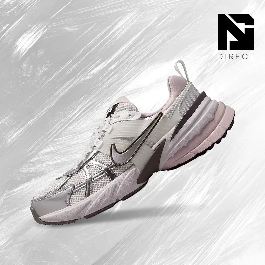 Nike V2K Run (Women's) – Women's Lifestyle Sneakers – Shoes For Woman -Vintage -Spring & Summer-Inspired Running Shoes, Shock-Absorbing Comfort, Gym To Streetwear Casual Wear-back to school– FD0736 010