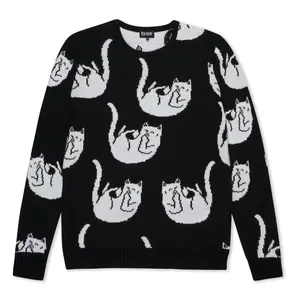Falling For Nermal Knit Sweater (Black)