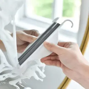 Mini Countertop Wiper Board, Glass Wiper, Window Glass Mirror Scraper, Multifunctional Bathroom Kitchen Shower Cleaning Scraper, Cleaning Supplies