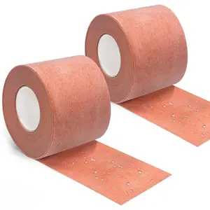 2 Roll 5Inch X 98.4Ft 20Mils Thick Waterproof Membrane, Polyethylene Underlayment Seam Tape for Shower Tile Wall Floors Sauna Steam Room