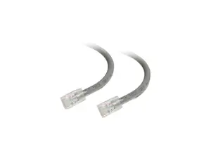 C2G 04070 Cat6 Cable - Non-Booted Unshielded Ethernet Network Patch Cable, Gray (7 Feet, 2.13 Meters)