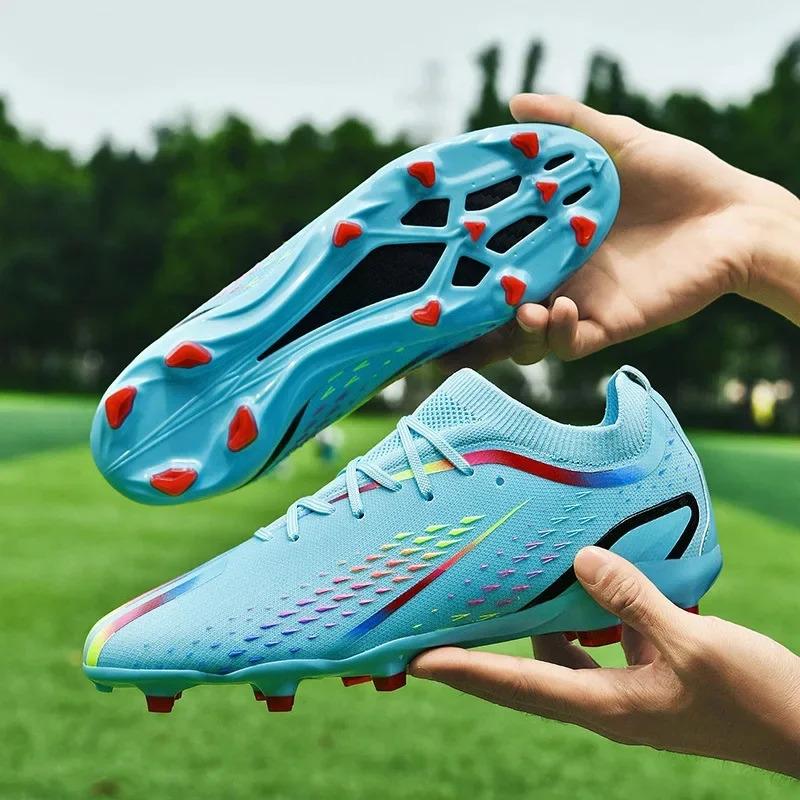 New Cross-Border Football  for Men And Women Training Cleats Short Durable for Primary And Middle School Students anti-slip sport shoe