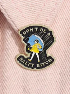 Cute Cartoon Girl Design Brooch, Enamel Pin Suitable for Backpacks, Jeans, Scarves, Hats Decoration, Trendy All-match & Exquisite Brooch for Birthday Gift, Gifts for Her