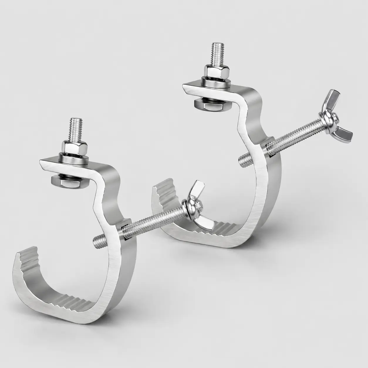 Universal DJ Clamp - Adjustable Screw Stage Mount Hook, Truss Holder for Moving Head Lights, Par Lights & Event Setup