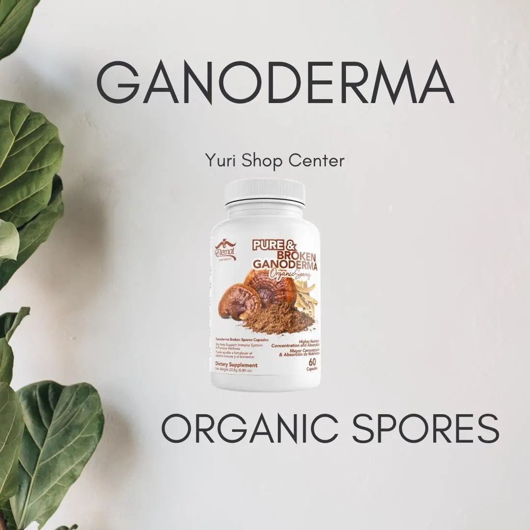 Esporas de Ganoderma con 60 cápsulas