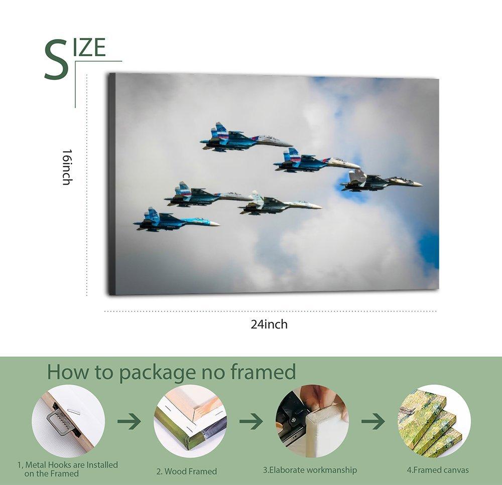 Military Fighter Poster Su-27 Poster Decorative Painting Canvas Wall Art Picture Print Modern Family Bedroom Decor