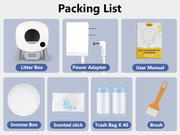 Self-Cleaning Cat Litter Box Automatic Self Cleaning Litter Box for Multiple Cats with Safety Protection and App Control Self-Cleaning Cat Litter Box Automatic Self Cleaning Litter Box for Multiple Cats with Safety Protection and App Control