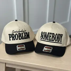 Somebody's Problem Hat Set Matching Funny Couple Caps, Gift for Him Her- Unisex Hat- Couple Hat