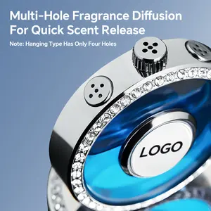 【Multi-Style Customizable Automotive Air Freshener】Featuring a chic appearance and an array of premium natural aromas, it maintains your car’s interior in a perpetually fresh state.