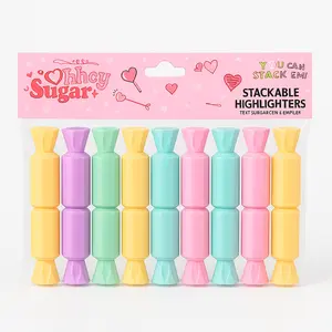 Sweet Candy-Shaped Highlighters - 12 Pack