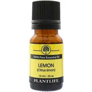 Plantlife Lemon Essential Oil 10 ml – Bright Fresh Citrus Aromatherapy Oil
