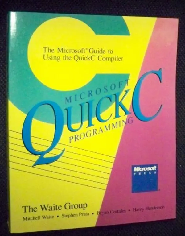 USED Book - Microsoft QuickC programming: The Microsoft guide to using the QuickC compiler by Mitchell Waite (Paperback) - english