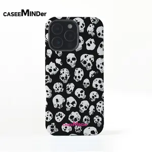 CASEEMINDer Cases - PINK SKULL & LEOPARD Series| Phone Cases for iPhone 16 15 14 13 12 11| Accessories Durable Protection  (TPU+PC)| Smartphone Camo Design