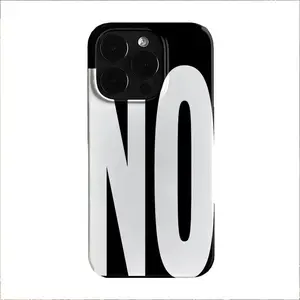 NO & YES Letter iPhone Case |   Personalized Art Design & Durable Protective |   Daily Use & Self-Expression |   Black & White Bold Letters Edgy Minimalist Aesthetic (Compatible with iPhone 16/15/14/13/12/11 Pro/XS Max/7/8 Plus)