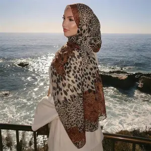 90x180cm Satin Scarf Silk Feeling Long Shawl Lightweight Smooth Scarf Fashion Women Apparel Accessories Elegant Commute Shawl Vintage Leopard Print Scarf Trendy Chic Large Wrap Stylish Clothing Accents Holiday Gift for Her Resort Beach Shawl 120g