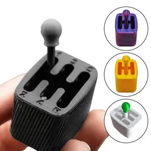 3D Printed Manual Gear Shifter Fidget Toy - Car Model Simulation Transmission Paddle, Stress Relief Desk Ornament, Party Gift & Home Supply, Fidget Toys