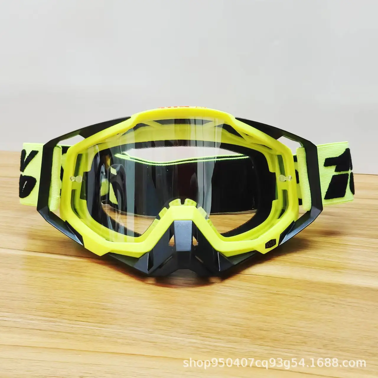 69 Yellow Frame Black Nose   Transparent