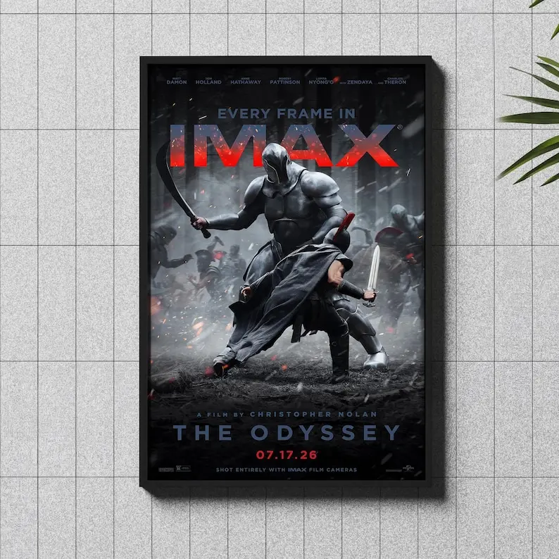 Poster No Frame - The Odyssey Movie Poster Canvas, Wall Art Print, Home Decor